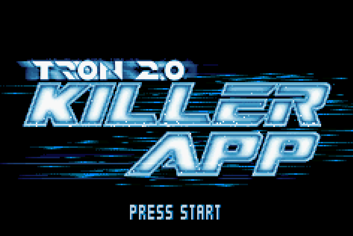 Tron 2 0 Killer App Title Screen